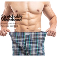 Byford 3 pcs pack 100% Cotton Woven Boxer Shorts M, L & XL