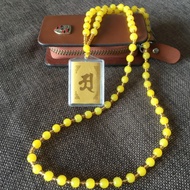 🔥Lici Artwork🔥Shurangama Mantra Necklace Shurangama Mantra Glass Necklace Shurangama Mantra For Bond