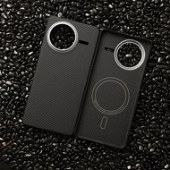 เคสโทรศัพท์บางเฉียบ Redmi K80 pro Kevlar ด้วยวัสดุอะลูมิเนียมคาร์บอนแบบทนทาน ป้องกันรอยขีดข่วน ป้องก