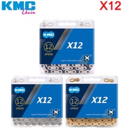 KMC X12 Chain 12 Speed 12V Mountain Bike Bicycle Chain Original Silver MTB Road Bike 126L 12 speed 2