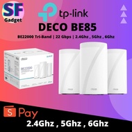 TP-Link BE85 WiFi 7 BE22000 Tri-Band | 22 Gbps | 2.4Ghz , 5Ghz , 6Ghz Whole Home Mesh Router