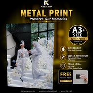 Kinzoku A3+ Metal Print 1mm - Customize Photo into Metal [ Suitable for any photo ] poster wall deco