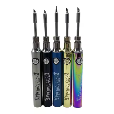 Brass Knuckles Battery Electric Soldering Iron 900mAh 510 Thread Portable Welding Heating Pen VS Kod