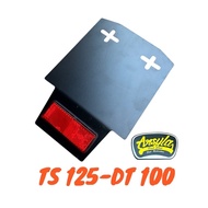 Rear Bracket Plate Holder SUZUKI TS 125 DT100 Black