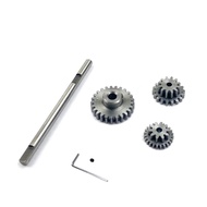 Metal Transmission Gear with D Axis Gearbox Steel Gears Set For WPL D12 1/10 RC Car Upgrade Parts Ac