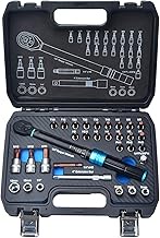 32pcs Adjustable Bike Torque Ratchet Wrench Set 1/4" 5-25Nm ±3% Error Accuracy with 1 x 4" Extension