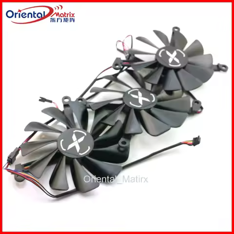 3pcs/lot CF1010U12S DCF9015U12D 12V 0.45A 4Wire 4Pin VGA Fan For XFX RX6800 6800XT 6900XT Graphics C