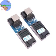 Homestore Mini Gigabit Fiber Optical Media Converter 1000Mbps Single Mode 3-5Km UPC/APC SC-Port A/B 