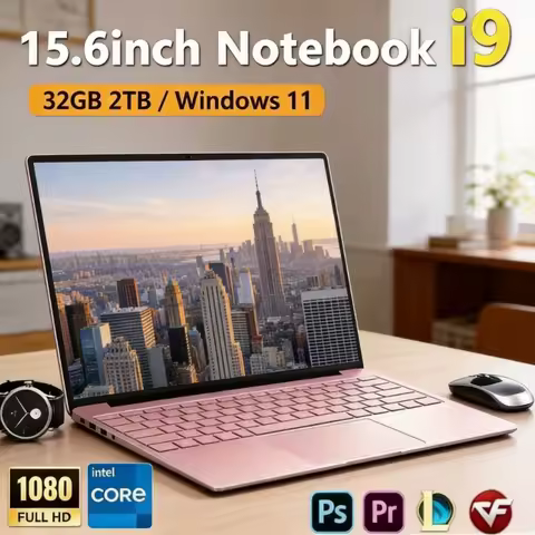 Intel i9 9900, 16GB RAM 1TB SSD Win11 4K HD Ultra Thin Laptop 15.6 Inch Portable Gaming & Business N