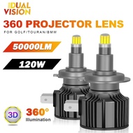 【3 Year Warranty】Dualvision 2pcs H7 LED Canbus Turbo 9012 H8 H9 H11 HB3 HB4 HIR2 H1 50000LM 120W Bul