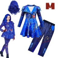 Descendants 3  Holy Festival cosplay Costume Children's Performance Four-Piece Wig