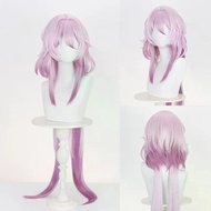 HSR March 7th Evernight Cosplay Wig Long Pink Gradient Heat-Resistant Synthetic Hair