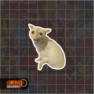 Vomiting Cat Meme Sticker Size 4 x 5 Cm