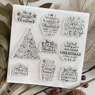 H 1506-10 Christmas Seal 576 Tree 9 Graphics Elements Crystal Transparent