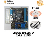 【FREE GIFT】 Asus H61M-D / P8H61-M LX PLUS / Asus P8H61-M LX R2.0  motherboard | H61 | mATX |LGA 1155