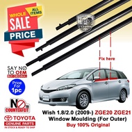 <Original> Wish (2009-) Window Moulding Rubber Trim Protector Weatherstrip (Outer) For Door ZGE20 ZG
