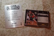 鐵片 全球只得一張 卡 JIMMY BUTLER 1/1 PRINTING PLATE Metal 2017-18 Panini Contenders MAGENTA PLATE Only ONE o