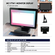 ✅ETIMA MC17TW1 TOUCH SCREEN MONITOR (VGA,USB,HDMI)