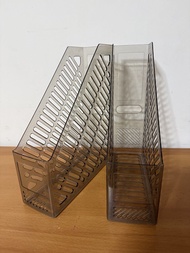 透明文件架 雜誌架 書架 桌面收納 Transparent File Holder / Magazine Rack / Bookshelf / Desktop Organizer