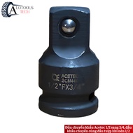 Acetec 1/2 to 3/4 socket adapter, 1/2 pneumatic socket adapter