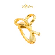 MASDORA 999 Gold Ring Rings Cincin Emas ~ Coquette Ribbon (EMAS 999/24K)