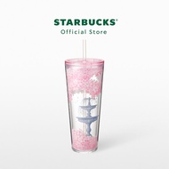 Starbucks Cherry Blossom Secret Garden Fountain Cold Cup 24oz. ทัมเบลอร์สตาร์บัคส์พลาสติก ขนาด 24ออนซ์ A11151834