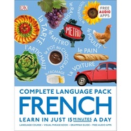 (100% Original) DK Complete Language Pack French: Learn In Just 15 Minutes A Day
