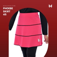 Phoebe 45Muvaz - Sports Skirt 45 cm Long Striped UmbrellaWanita
