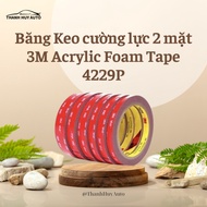 3M Acrylic Foam Tape 4229P Double-Sided Tempered Tape - High adhesion, interior and exterior assembl
