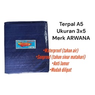 A5 Plastic Tarpaulin Size 3x5 meters | Tarpaulin | Plastic Tarpaulin | TARPAULIN A5 | Blue Silver Ta