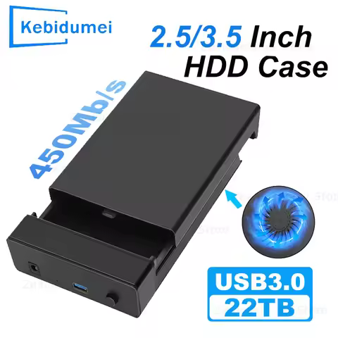 HDD Case 3.5'' 2.5'' SATA to USB 3.0 Adapter External Hard Drive Disk Enclosure For 3.5 Inch SSD Dis