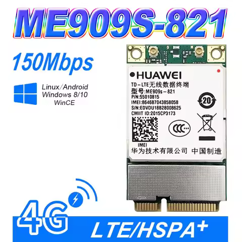WDXUN ME909S-821 Mini PCIE LTE TDD/FDD 4G Module For M2M Application Genuine Emax Stock Free Ship