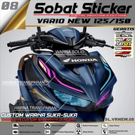 SB STIKER VARIASI LAMPU ALIS MOTOR VARIO 125 150 NEW 08