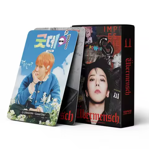 Kpop 55pcs/set GD Photocard New Album Übermensch High quality HD Photo LOMO Card Pictures Fans Gift