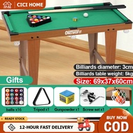 Mini Billiard Table for Kids Wooden With Tall Feet Pool Table Set Taco Billiards Billiard Table Set