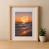 Bingkai 3D Kayu Akrilik 30x40 cm Bingkai Kayu Untuk Mahar Jati Belanda Figura Kayu Frame Mahar