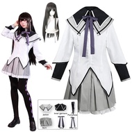 🎉Cosplay🎉  Akemi Homura Cosplay Skirt Anime Magical Girl Puella Magi Cosplay Costume Fighting Unifor