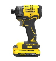 STANLEY SBI810D2K-B1 ไขควงกระแทกไร้สาย 20V มอเตอร์ ไร้แปรงถ่าน พร้อมแบตเตอรี่ 2.0 Ah รุ่นใหม่!! New