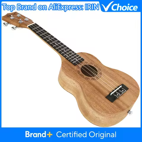 IRIN 21 Inch Ukulele High Quality Solid Wood Handmade Plucked Music Instrument Ukulele Beginner Prac