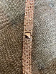 Fitbit Versa/Versa2/lite rosy gold stainless strap with Crystal