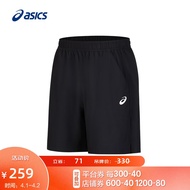 亚瑟士ASICS男子短裤反光夜跑舒适运动裤LITE-SHOW 黑色 L
