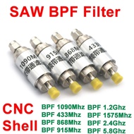 CNC Shell Band Pass Filter 433Mhz 868Mhz 915Mhz 1090Mhz 1575Mhz 2.4Ghz 5.8Ghz BPF Radio Wireless Com
