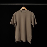 JB Boxy Tee Khaki - Oversized T-Shirt Boxy Shirt Baju T Shirt Lelaki