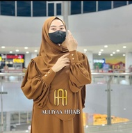 Gamis Delina Set Hijab Terbaru 2024 Crinkle Premium Gamis Set Hijab Gamis Setelan Model Baru 2024 G