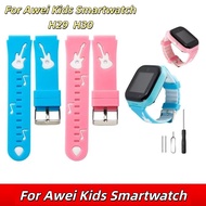 Suitable for Awei Kids Smartwatch H29 Strap Awei H30 Strap Soft Comfortable to Wear Silicone Strap