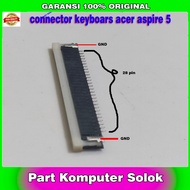 28 PIN Laptop Keyboard Flexible Socket/Connector removed from acer acer aspire 5 N19H2