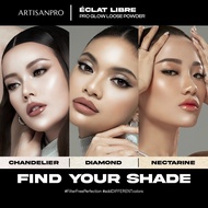 ARTISANPRO Glitter Loose Powder ECLAT LIBRE Pro Glow Loose Powder 8 g | Diamond Powder | Glitter Pow