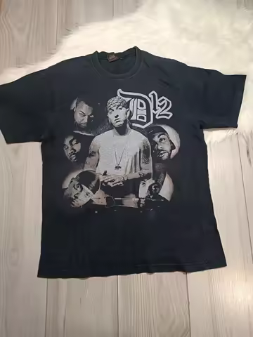 Vintage 2000 D12 Detroit Eminem Rap Band T-shirt