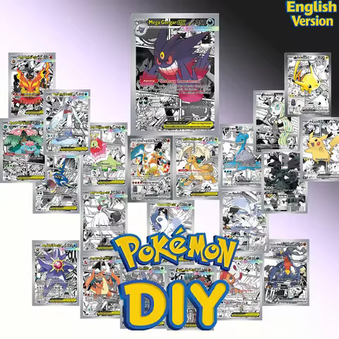 Diy Pokemon Selfmade Manga Series Pikachu Charizard Lucio Mega Gengar Zekrom Venusaur Gardevoir Abso