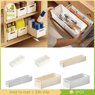 [Ihoce] Retractable Drawer Organizer Divider Container for Pens Makeup Living Room